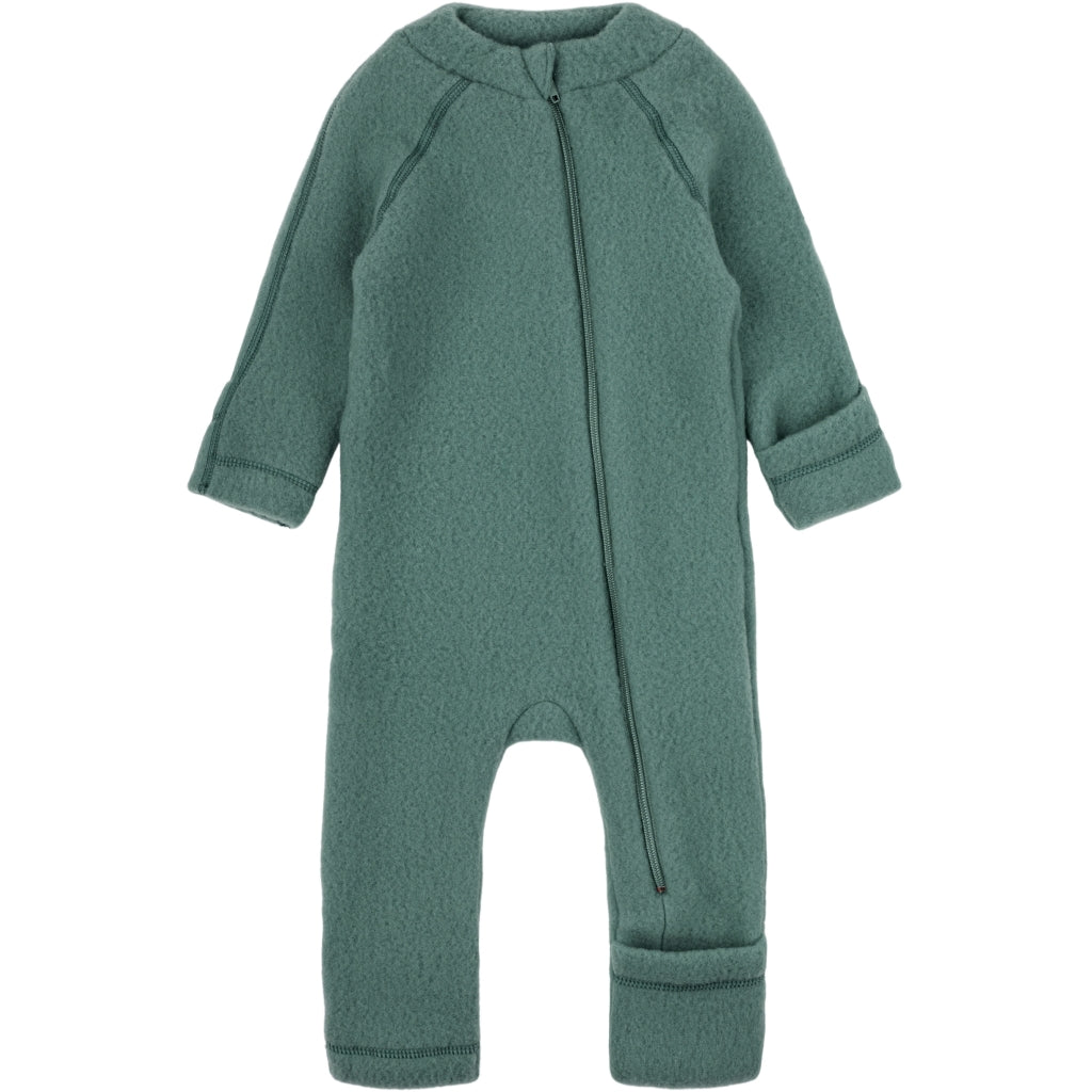 Mikk-Line Baby Ulddragt Uld Balsam Green