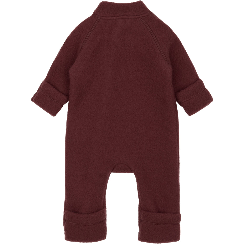 Mikk-Line Baby Ulddragt Uld Rum Raisin