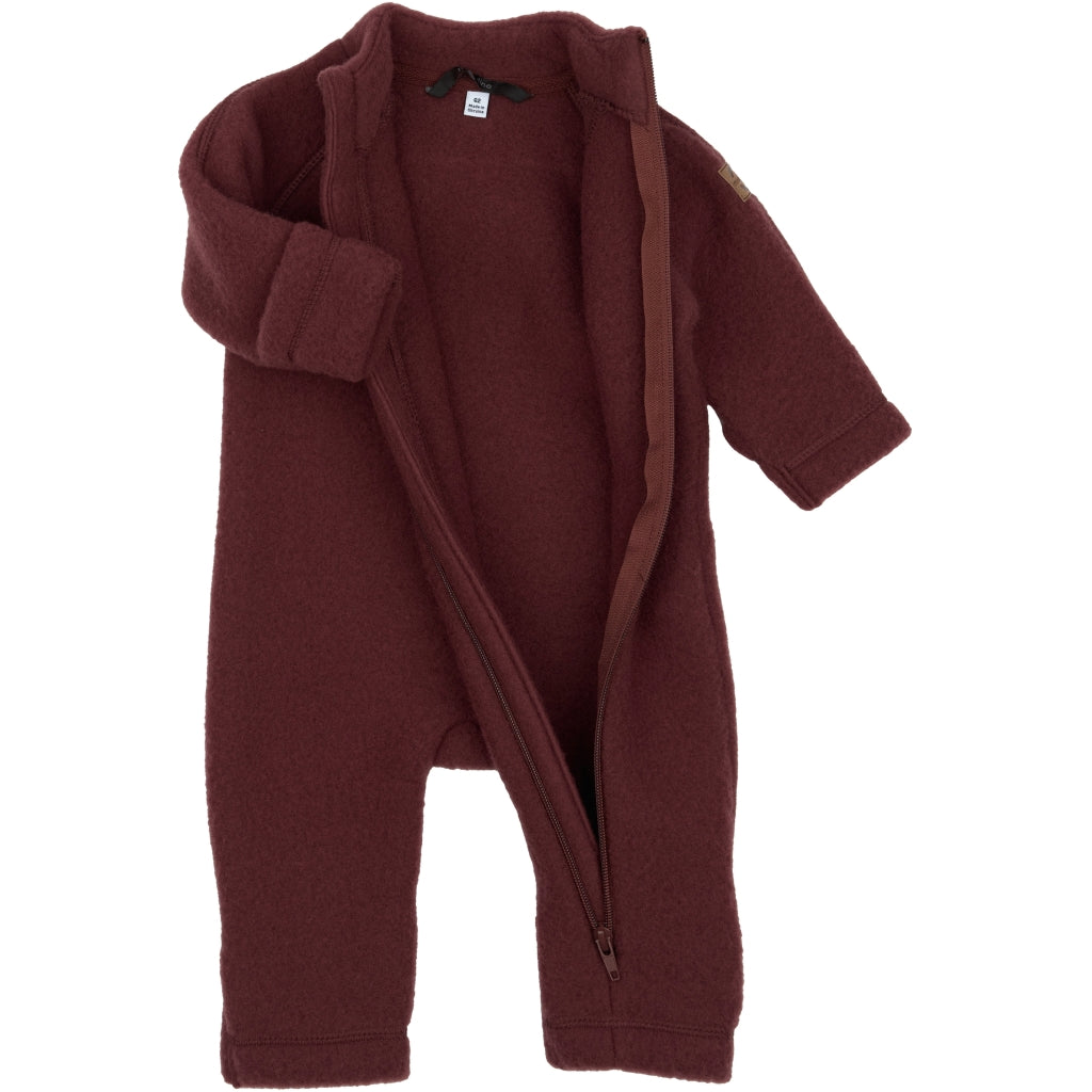 Mikk-Line Baby Ulddragt Uld Rum Raisin