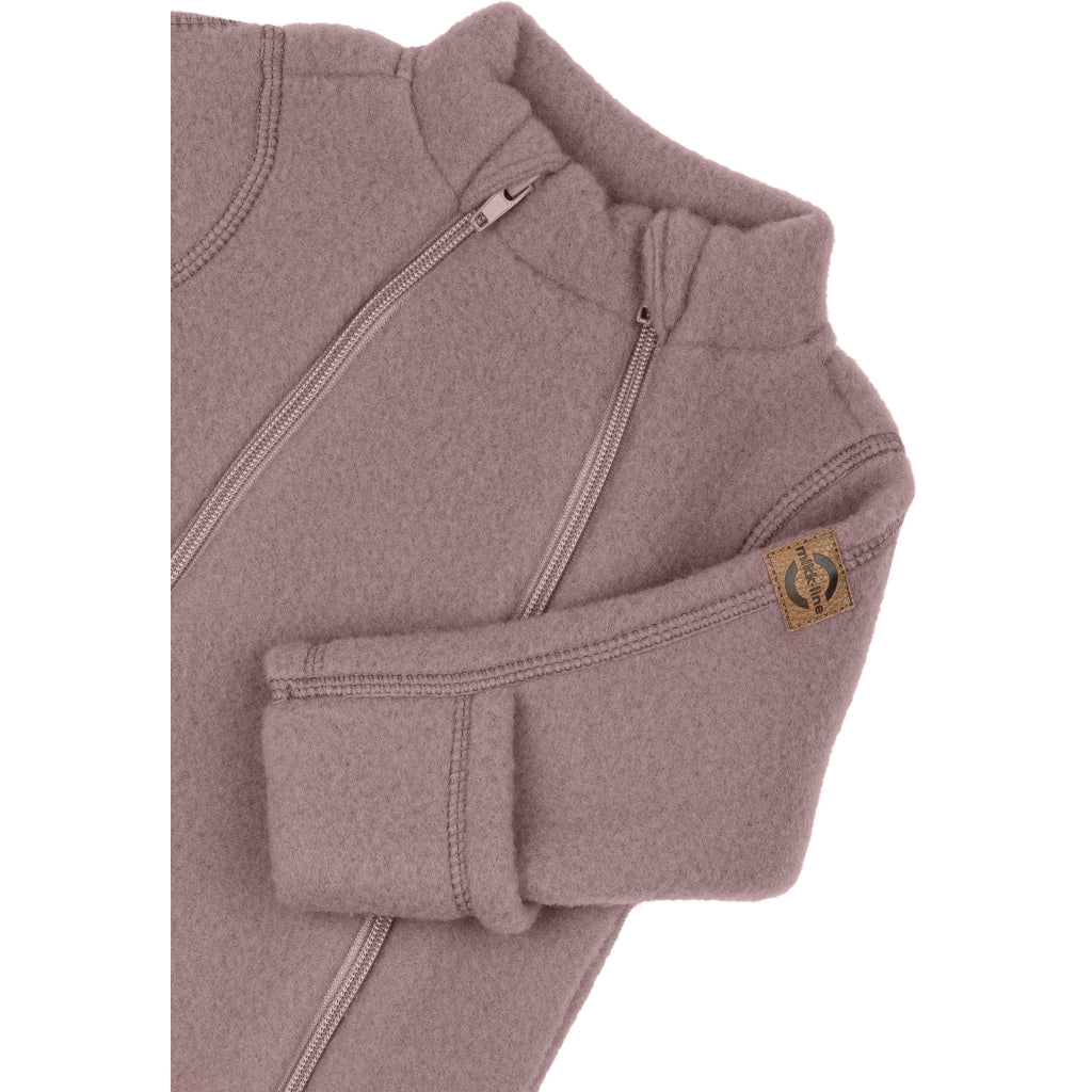 Mikk-Line Baby Ulddragt Dobbelt Lynlås Uld Twilight Mauve
