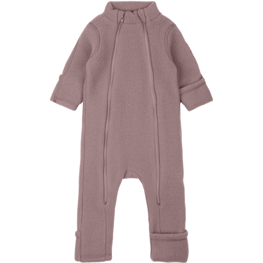Mikk-Line Baby Ulddragt Dobbelt Lynlås Uld Twilight Mauve