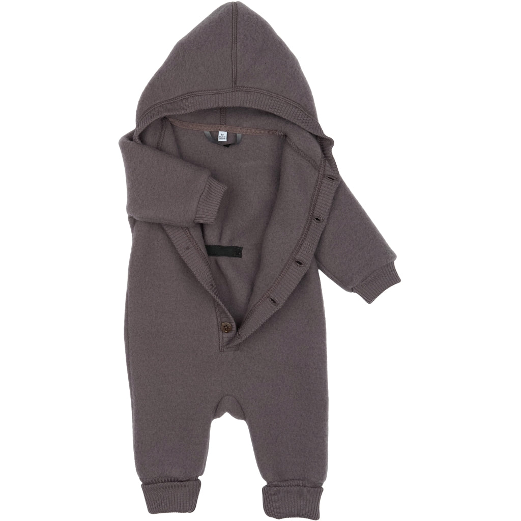 Mikk-Line Baby Ulddragt Hætte Uld Sparrow