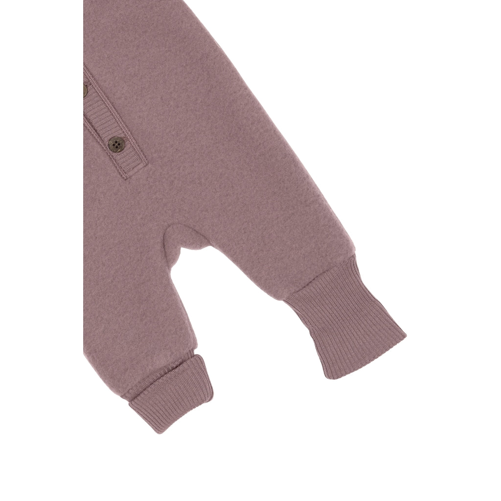 Mikk-Line Baby Ulddragt Hætte Uld Twilight Mauve