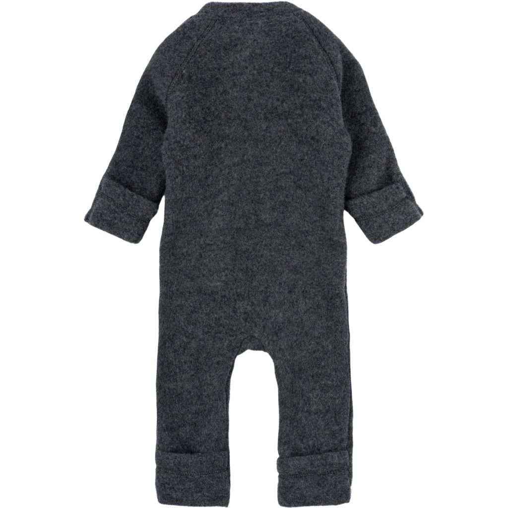 Mikk-Line Baby Ulddragt (Ombuk) Uld Anthracite Melange