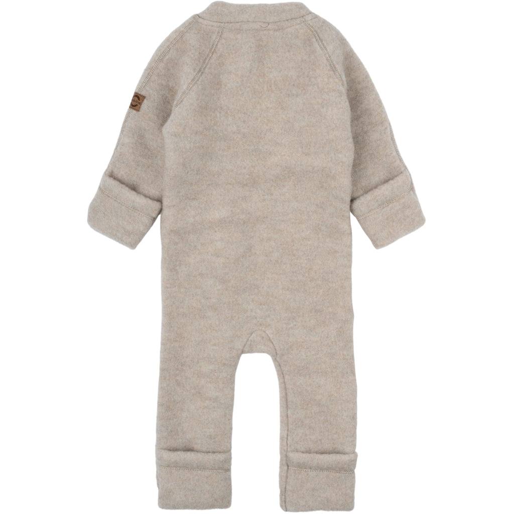 Mikk-Line Baby Ulddragt (Ombuk) Uld Melange Offwhite