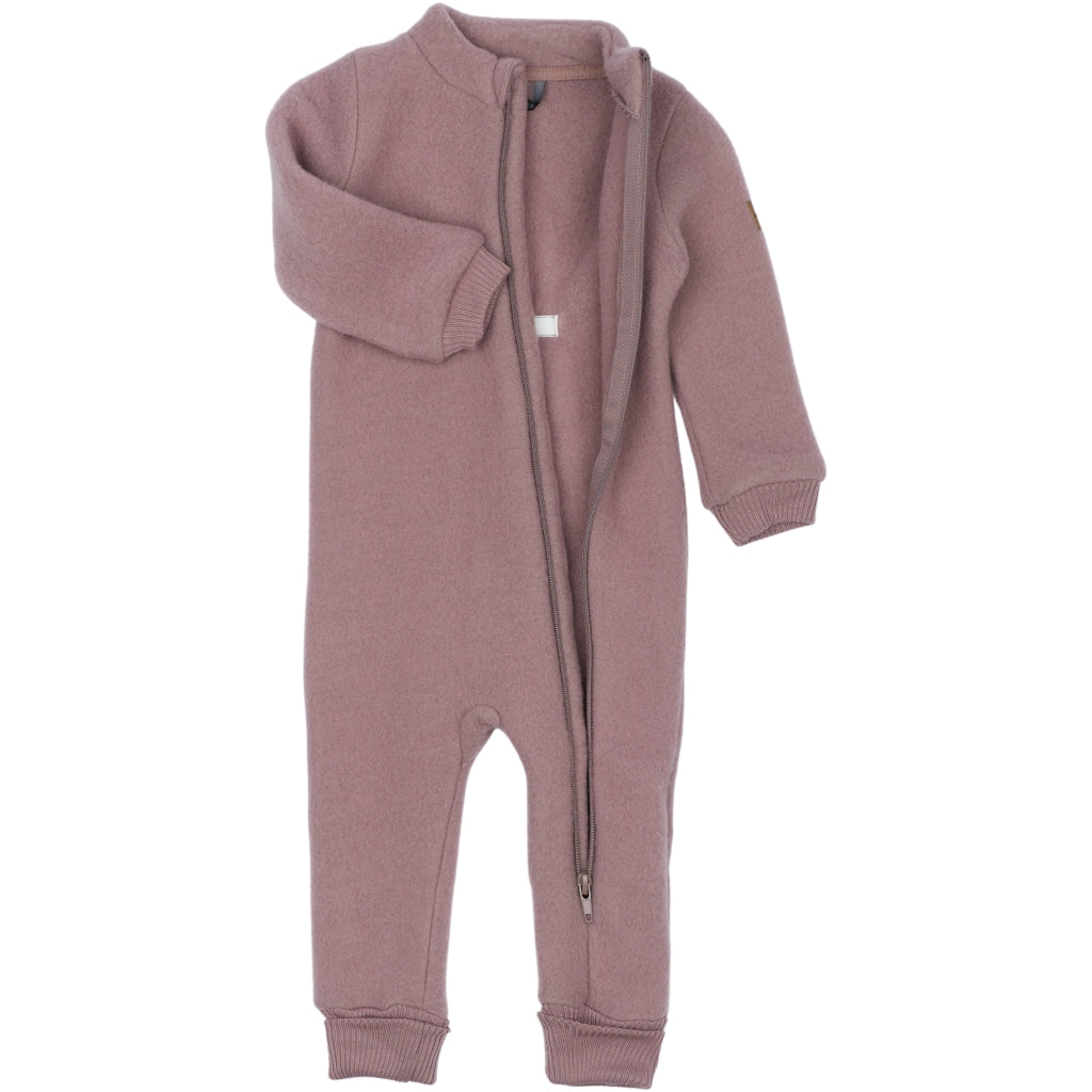 Mikk-Line Baby Ulddragt (Ribkant) Uld Twilight Mauve