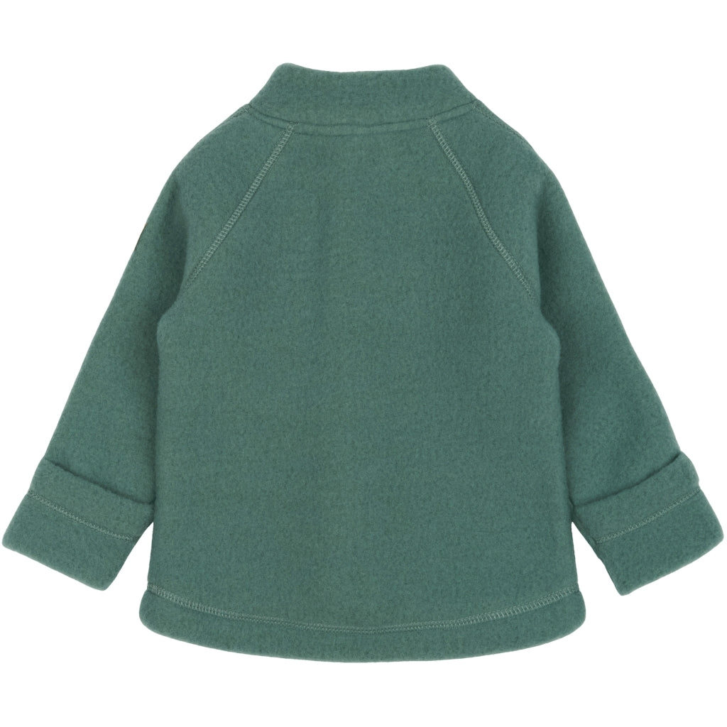 Mikk-Line Baby Uldjakke Uld Balsam Green