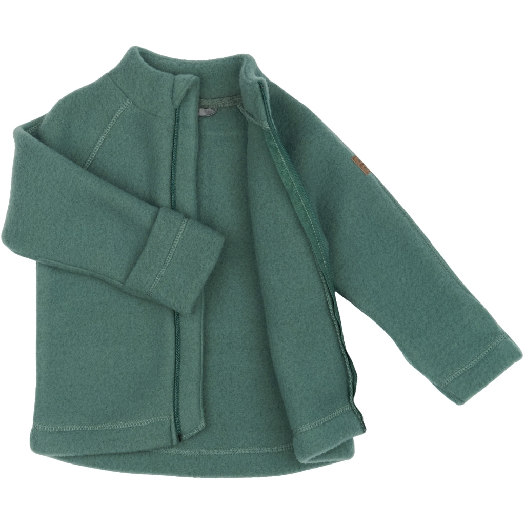 Mikk-Line Baby Uldjakke Uld Balsam Green