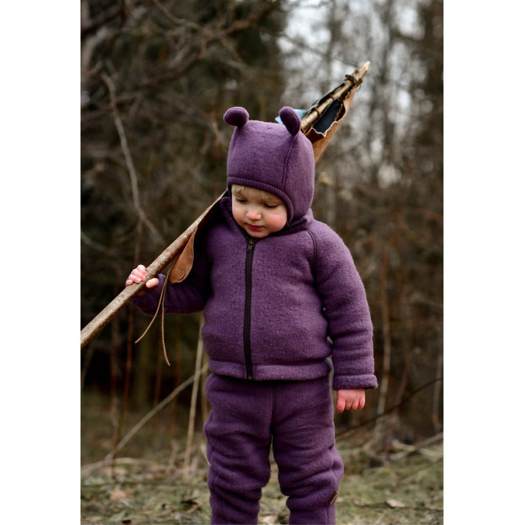 Mikk-Line Baby Uldjakke Uld Huckleberry