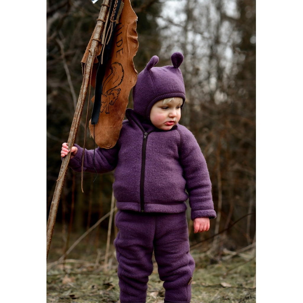 Mikk-Line Baby Uldjakke Uld Huckleberry