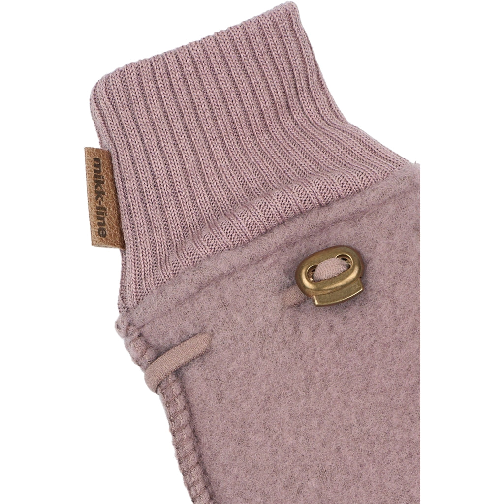 Mikk-Line Baby Uldluffer Uld Twilight Mauve