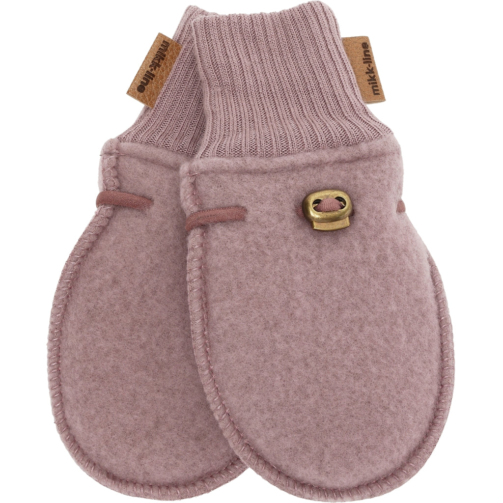 Mikk-Line Baby Uldluffer Uld Twilight Mauve