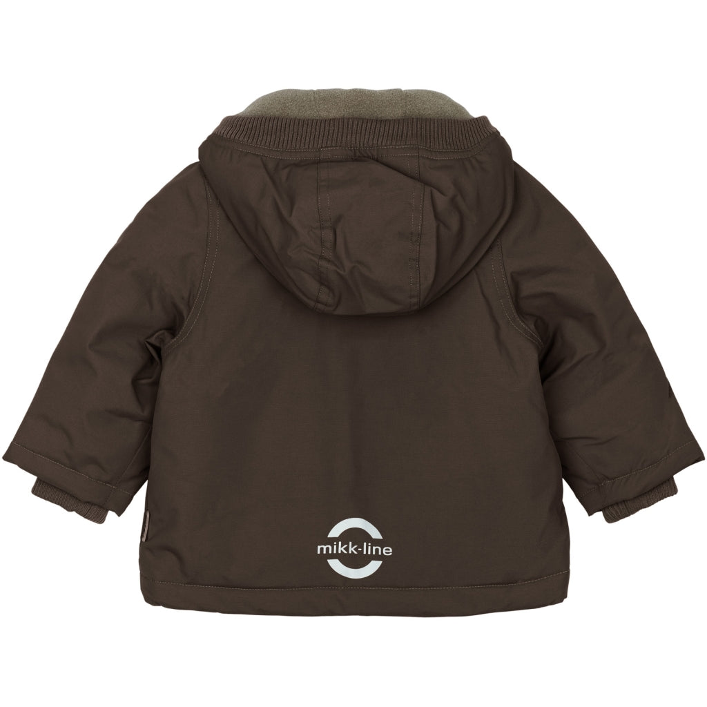 Mikk-Line Baby Vinterjakke Nylon Jakker Raisin