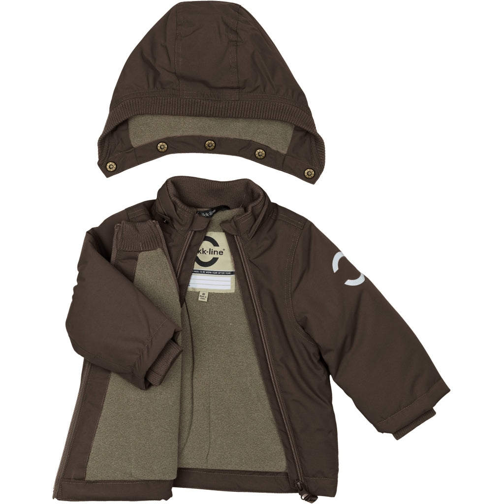 Mikk-Line Baby Vinterjakke Nylon Jakker Raisin