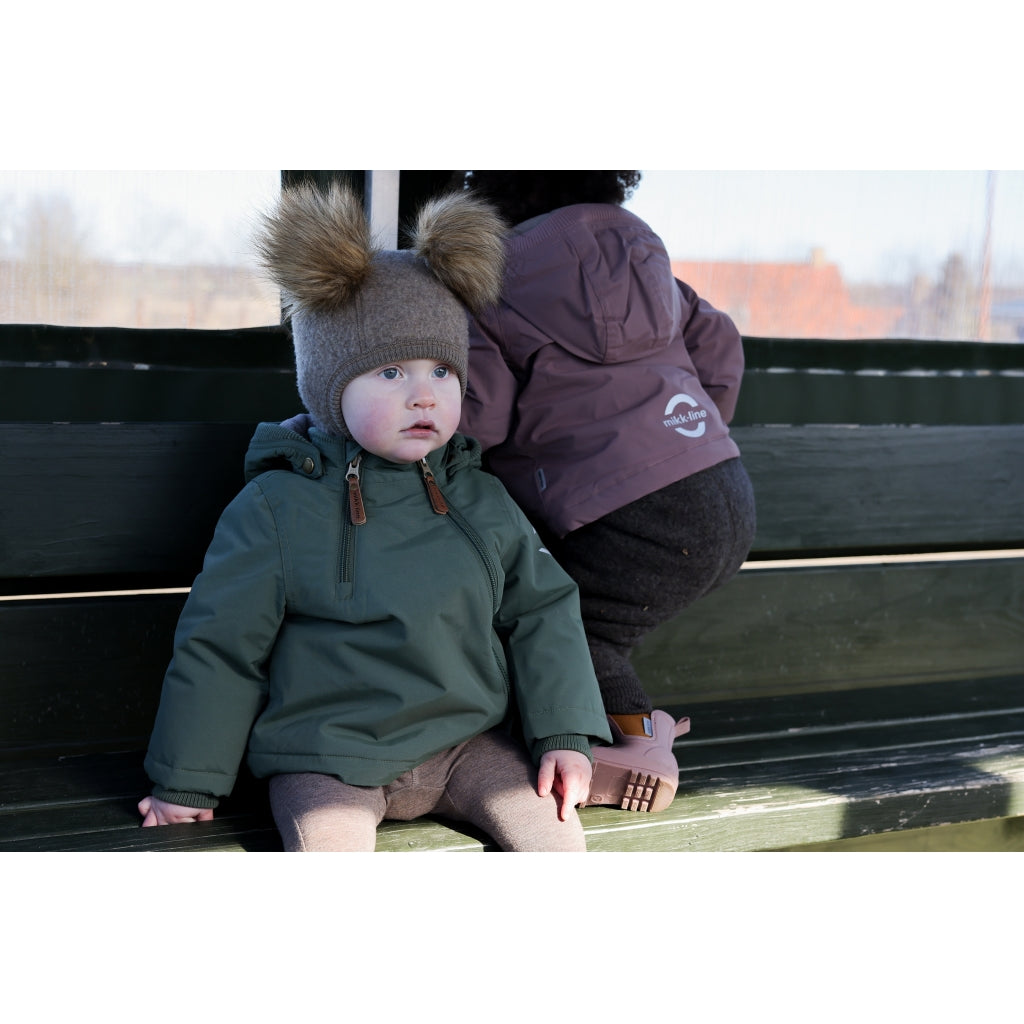 Mikk-Line Baby Vinterjakke Nylon Jakker Thyme