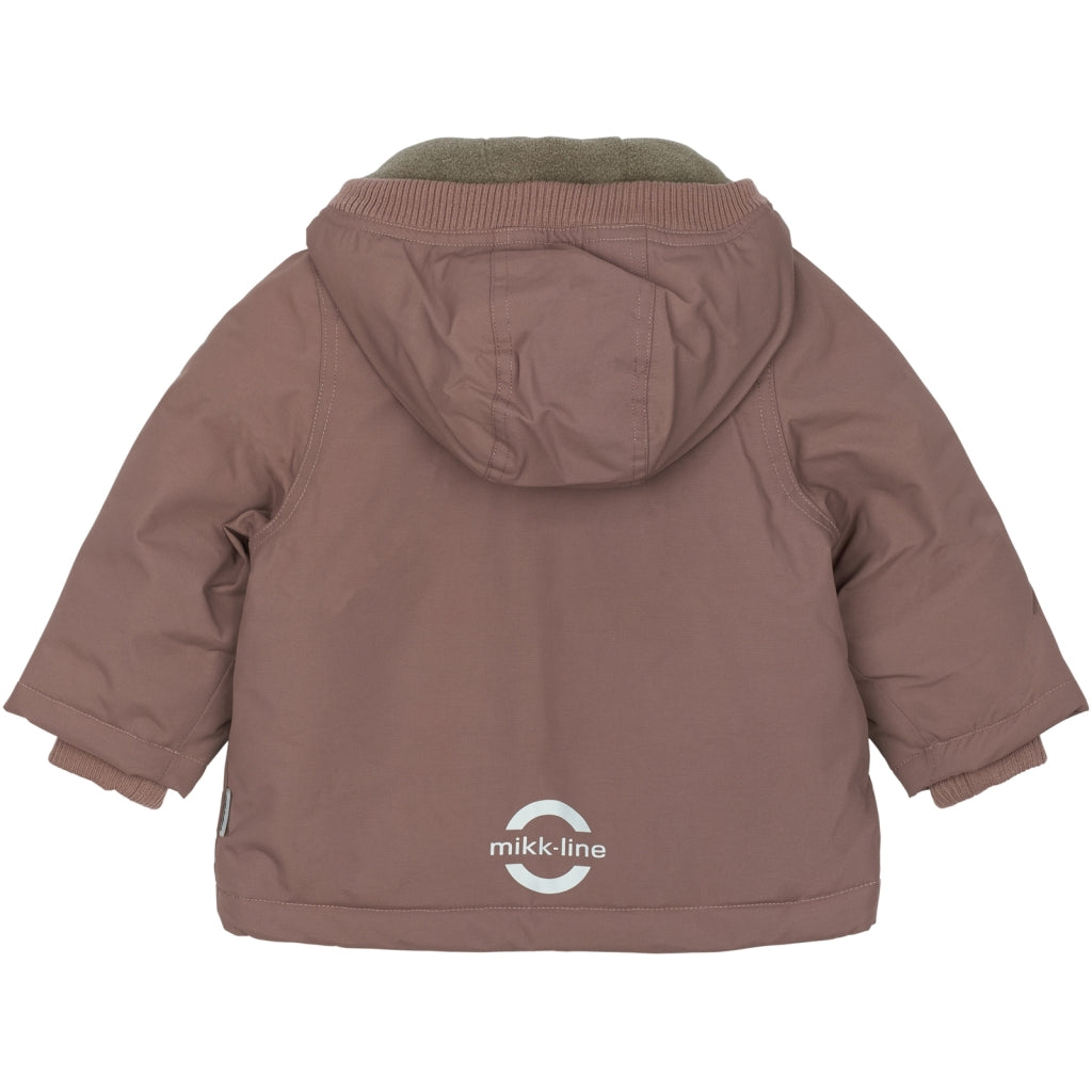 Mikk-Line Baby Vinterjakke Nylon Jakker Twilight Mauve