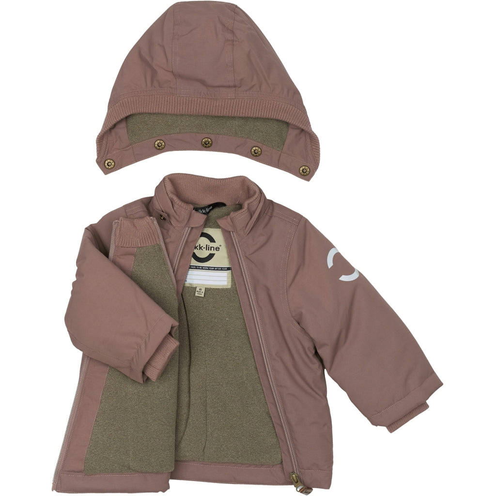 Mikk-Line Baby Vinterjakke Nylon Jakker Twilight Mauve