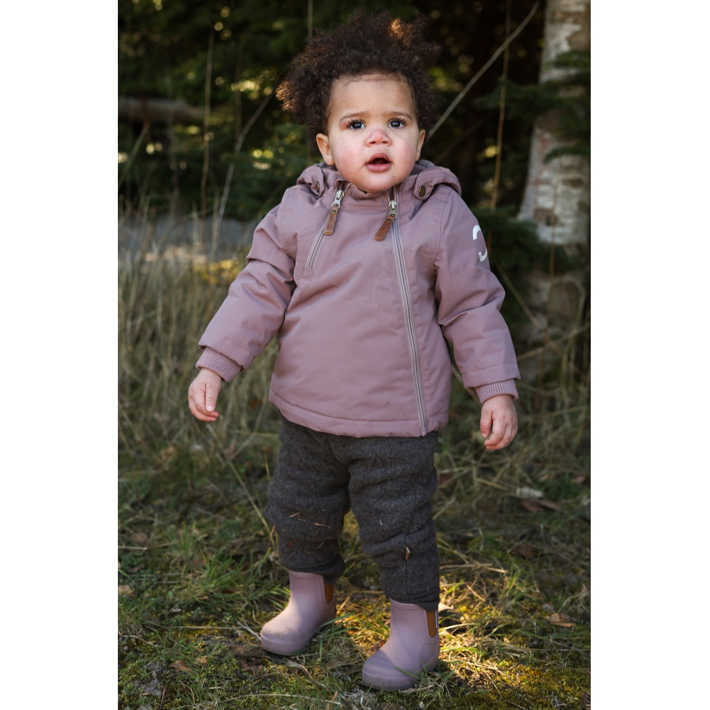 Mikk-Line Baby Vinterjakke Nylon Jakker Twilight Mauve