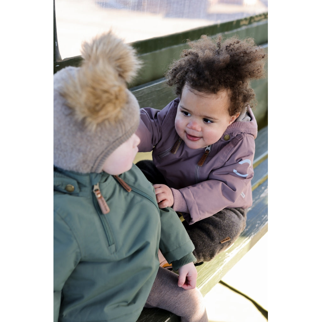 Mikk-Line Baby Vinterjakke Nylon Jakker Twilight Mauve
