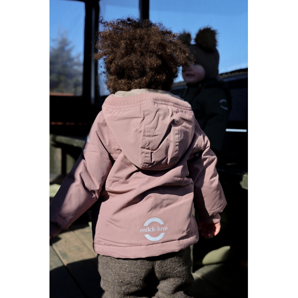 Mikk-Line Baby Vinterjakke Nylon Jakker Twilight Mauve