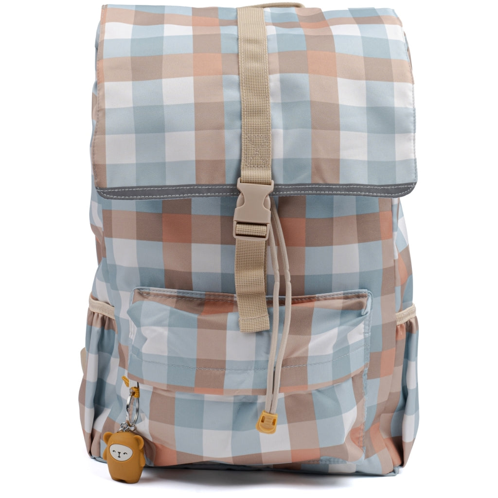 Fabelab Backpack - Large - Cottage Blue Checks Bags & Backpacks Multi Print