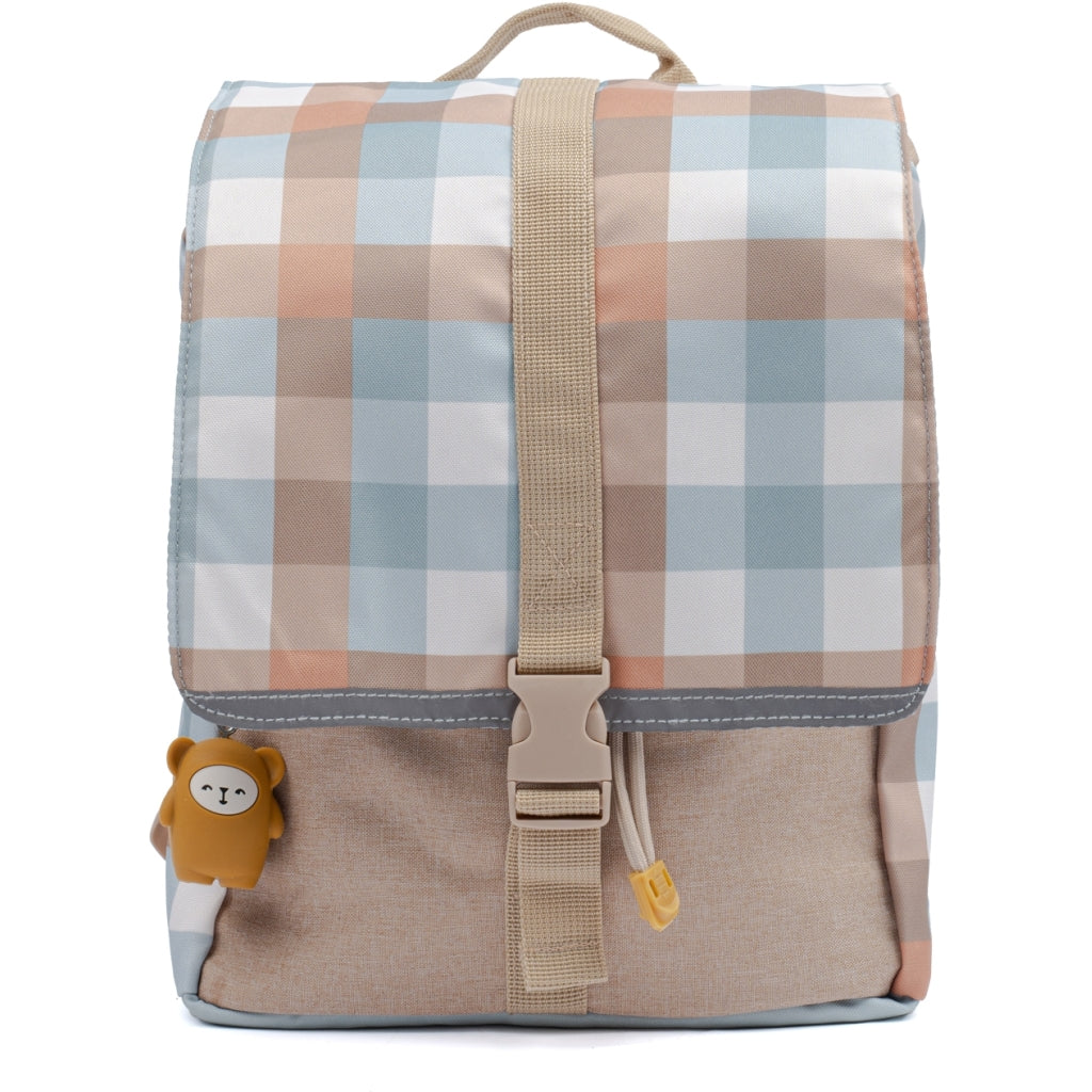 Fabelab Backpack - Small - Cottage Blue Checks Bags & Backpacks Multi Print