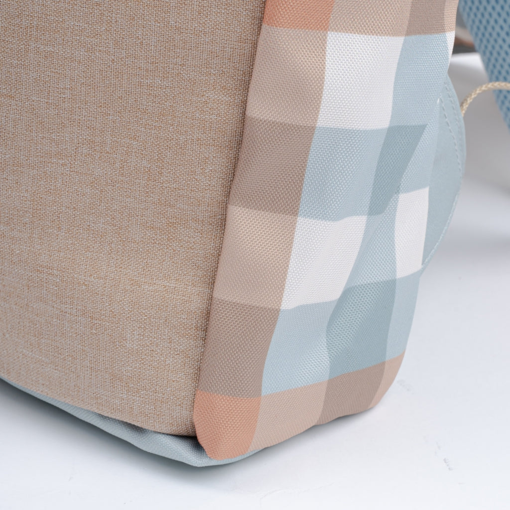Fabelab Backpack - Small - Cottage Blue Checks Bags & Backpacks Multi Print