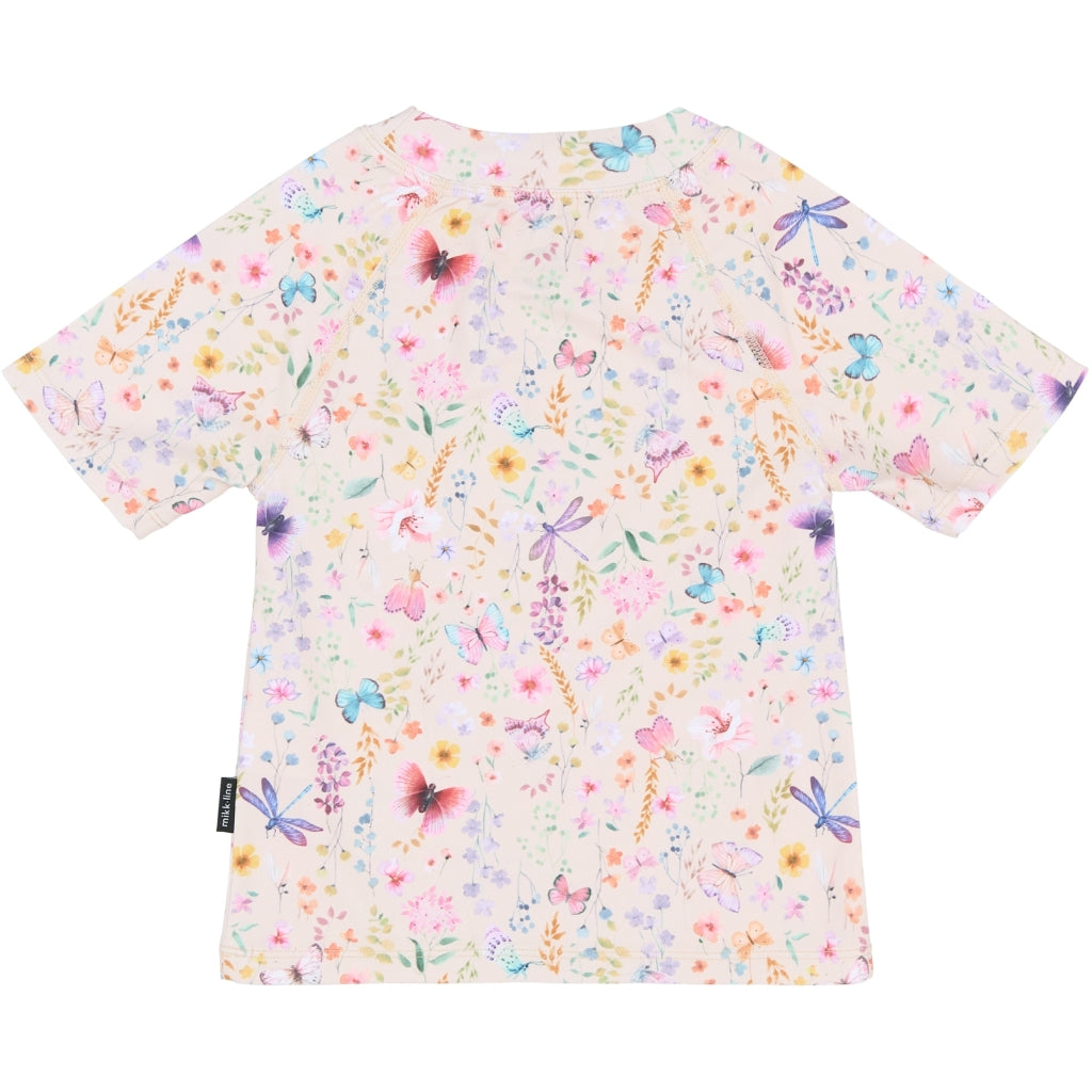 Mikk-Line Badebluse (Mønstret) UV50+ Badetøj Butterfly AOP