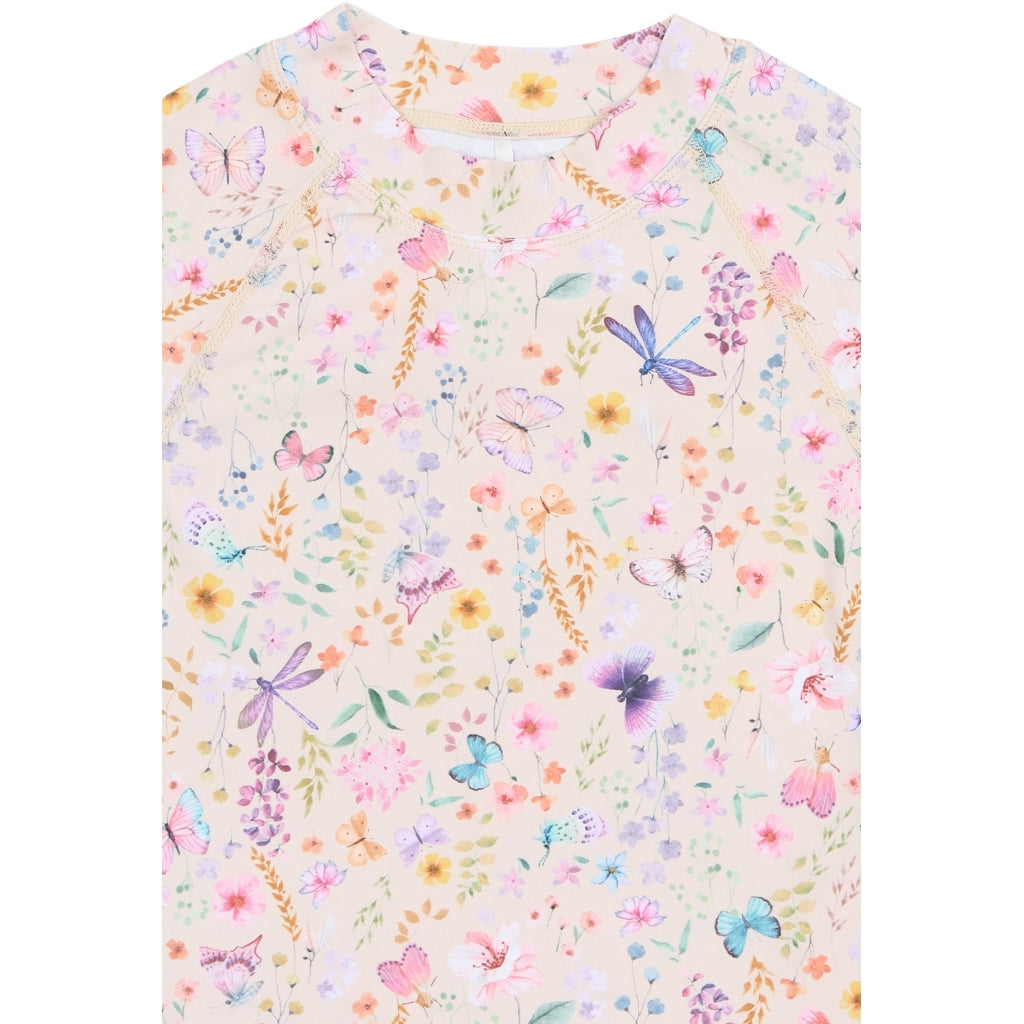 Mikk-Line Badebluse (Mønstret) UV50+ Badetøj Butterfly AOP