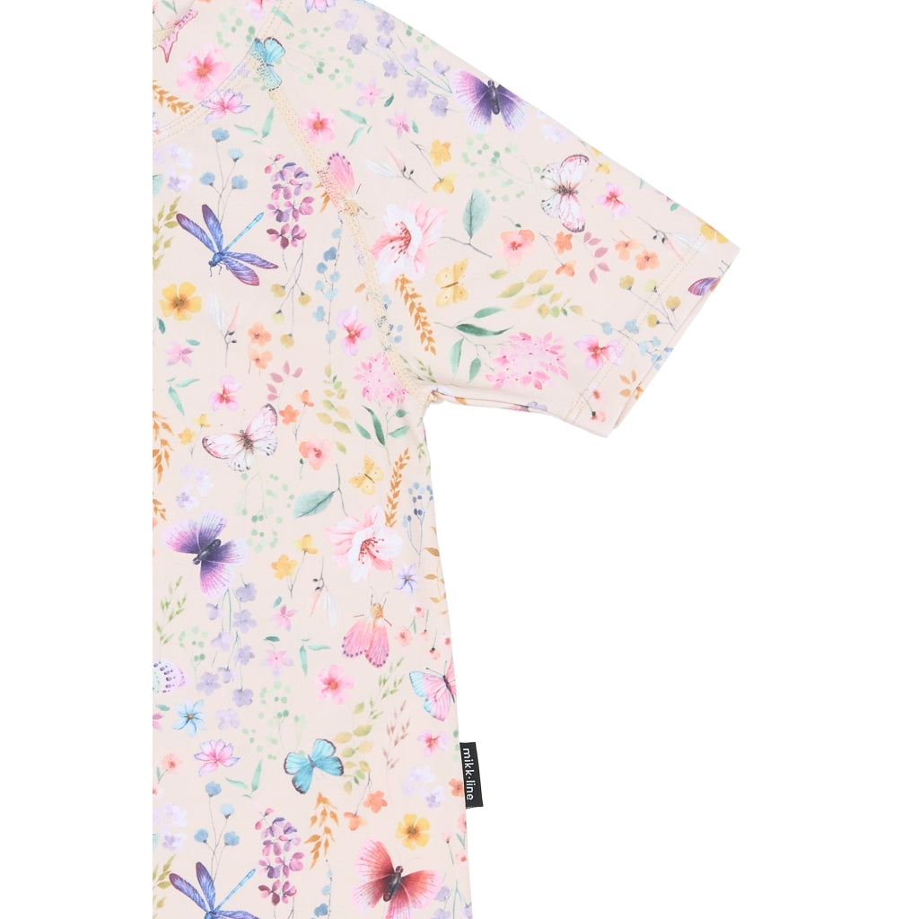 Mikk-Line Badebluse (Mønstret) UV50+ Badetøj Butterfly AOP
