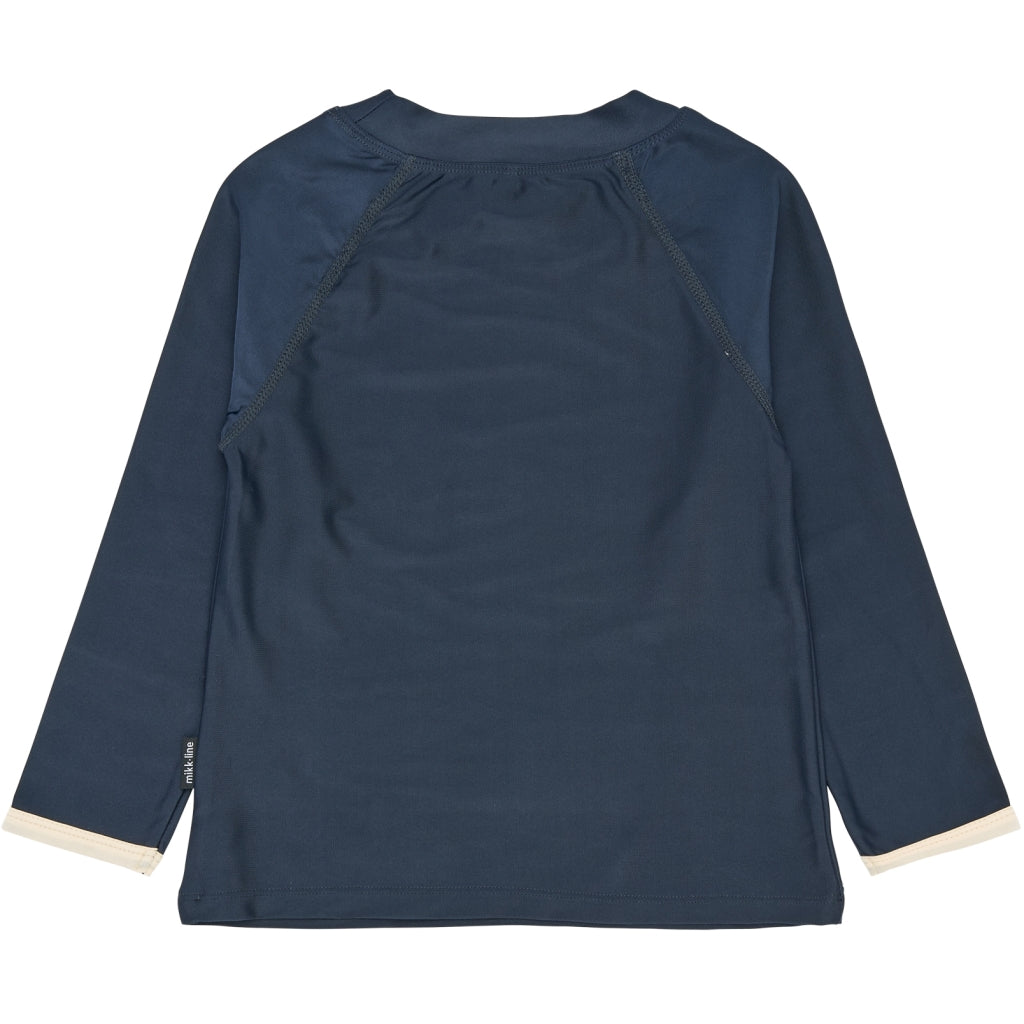 Mikk-Line Badebluse (Mønstret) UV50+ Badetøj Blue Nights