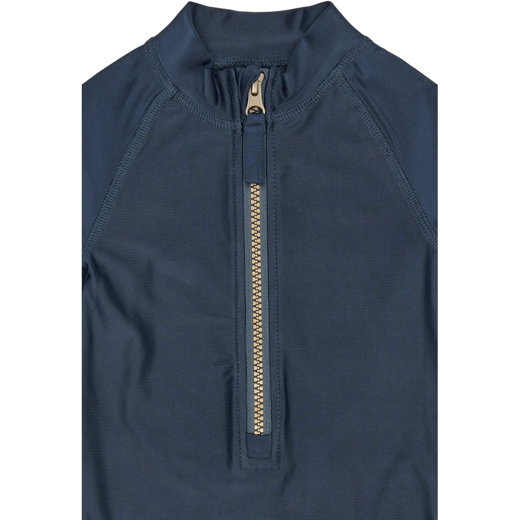 Mikk-Line Badedragt LS UV 50+ Badetøj Blue Nights