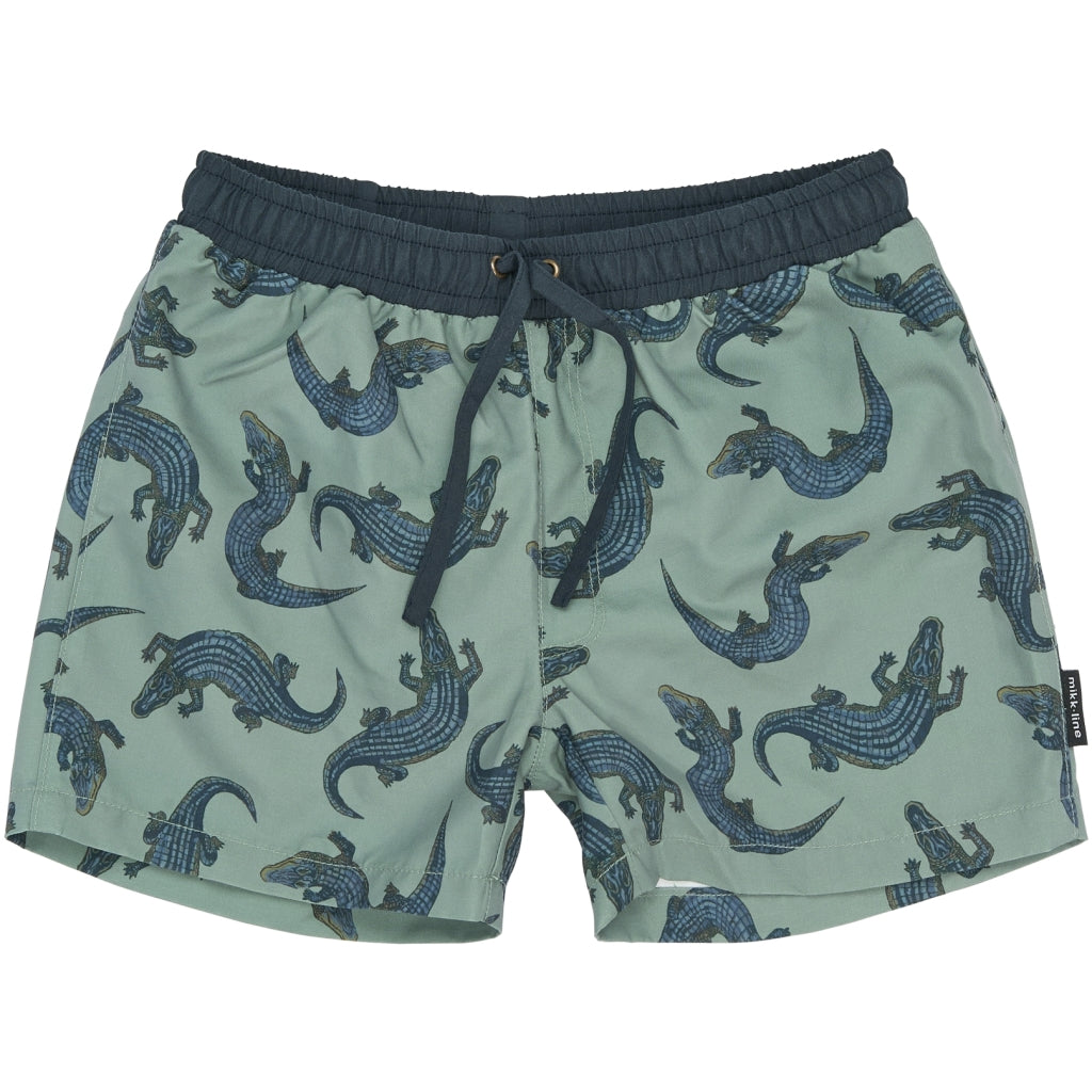 Mikk-Line Badeshorts (Mønstret) UV50+ Badetøj Croco AOP
