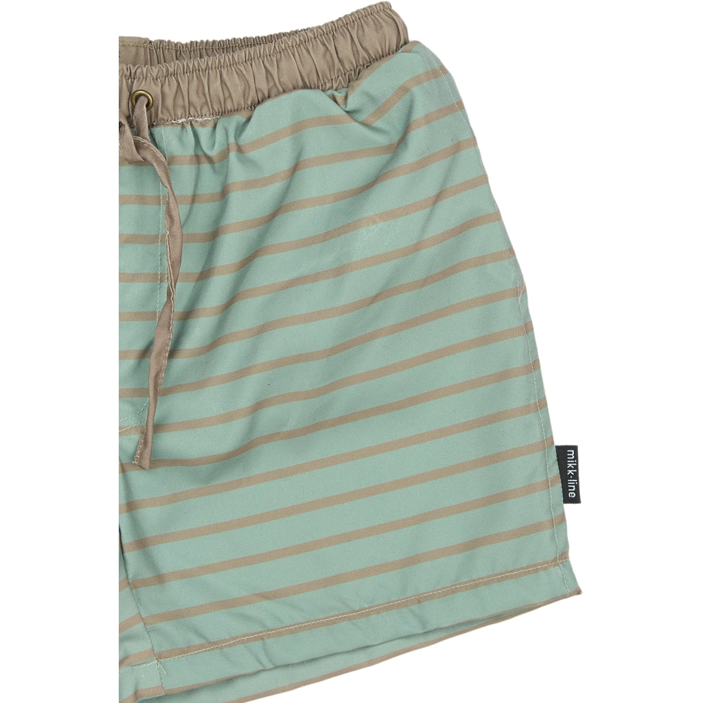 Mikk-Line Badeshorts (Mønstret) UV50+ Badetøj Green bay