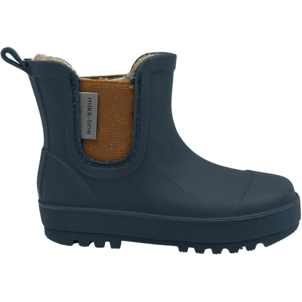 Mikk-Line Barefoot Gummistøvler (Glitter) Rubber Boots Blue Nights