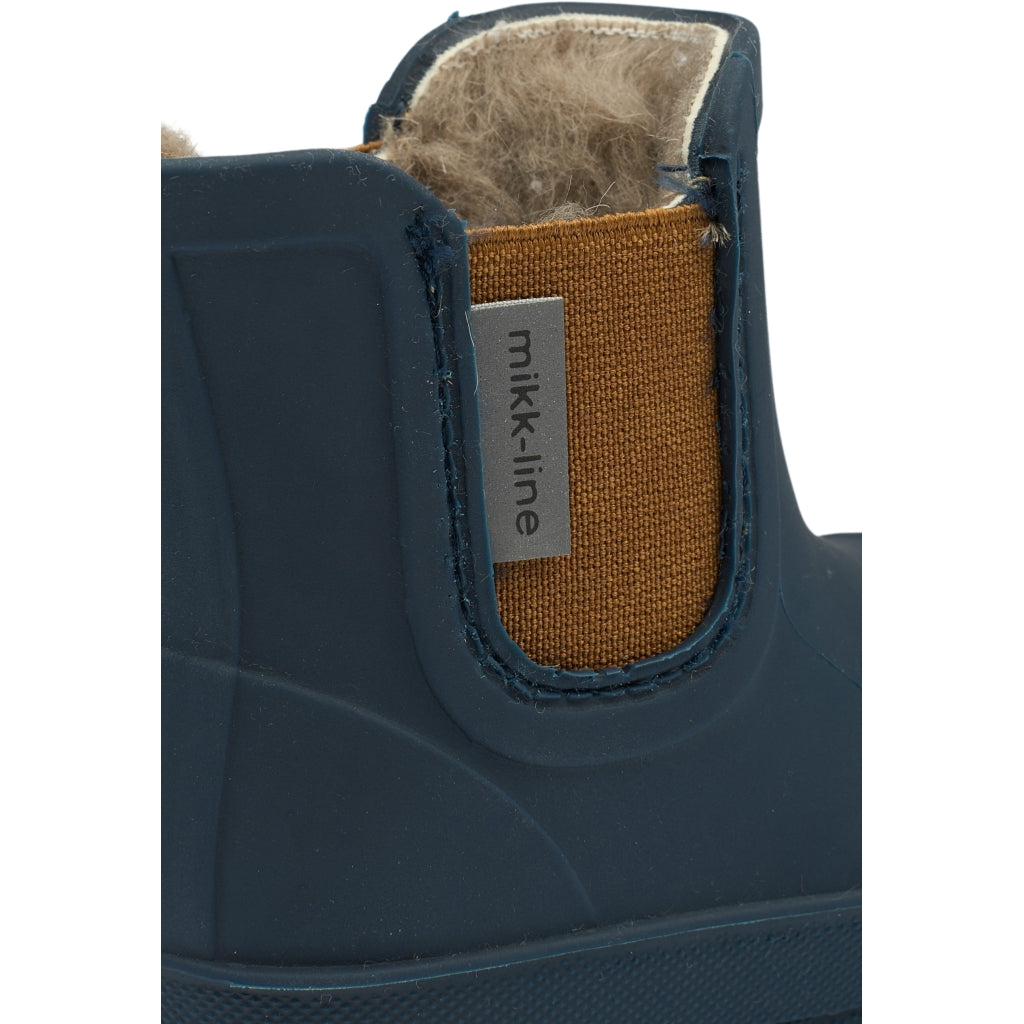 Mikk-Line Barefoot Gummistøvler (Glitter) Rubber Boots Blue Nights