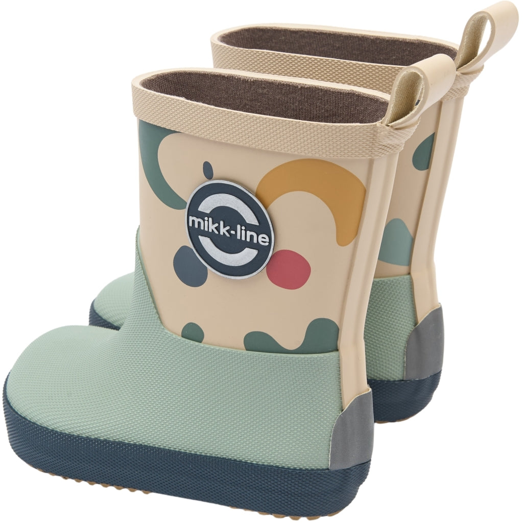 Mikk-Line Barefoot Gummistøvler (Mønstret) Barefoot Retro AOP