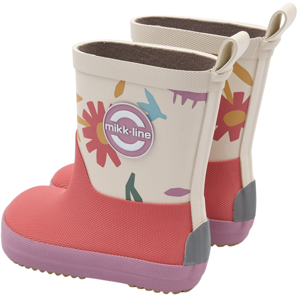 Mikk-Line Barefoot Gummistøvler (Mønstret) Barefoot Retro Flower AOP