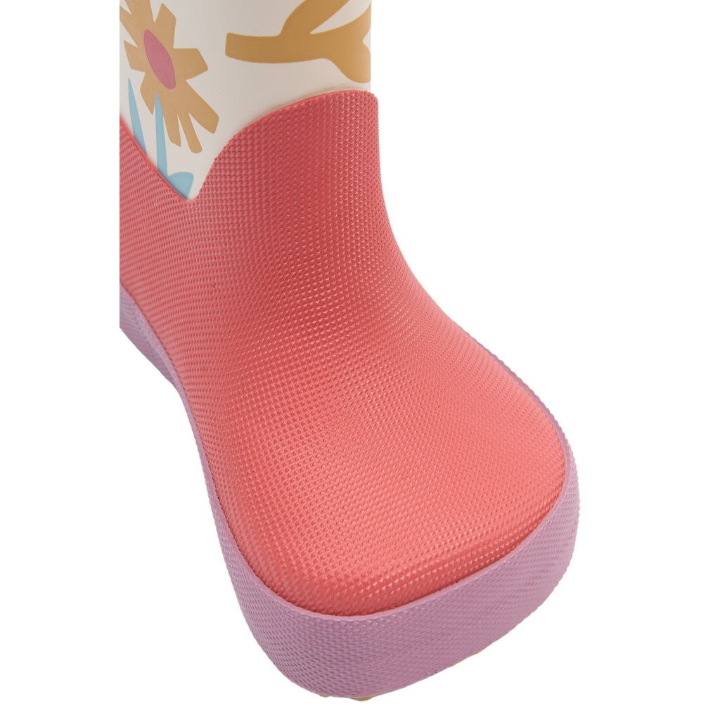 Mikk-Line Barefoot Gummistøvler (Mønstret) Barefoot Retro Flower AOP