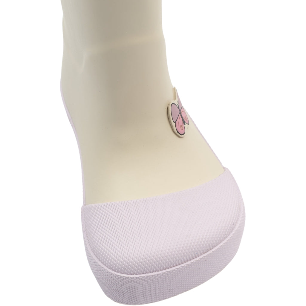 Mikk-Line Barefoot Gummistøvler (Sommerfugl) Barefoot Oyster Gray
