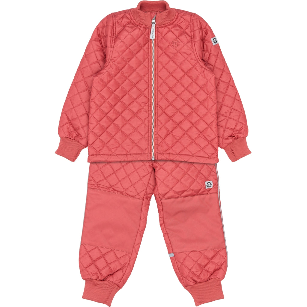 Mikk-Line Basic Termosæt Termotøj Cranberry