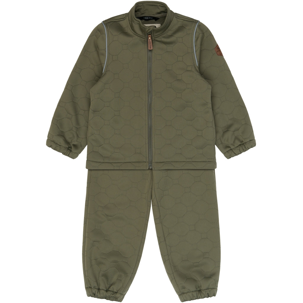 Mikk-Line Basic Termosæt Termotøj Dusty Olive
