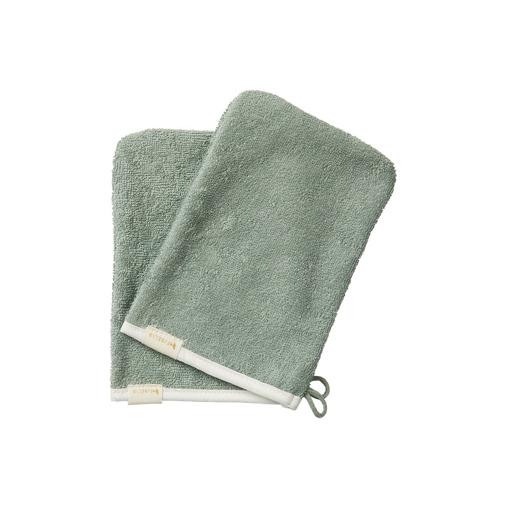 Fabelab Bath Mitts - 2 pack Badekåber Eucalyptus