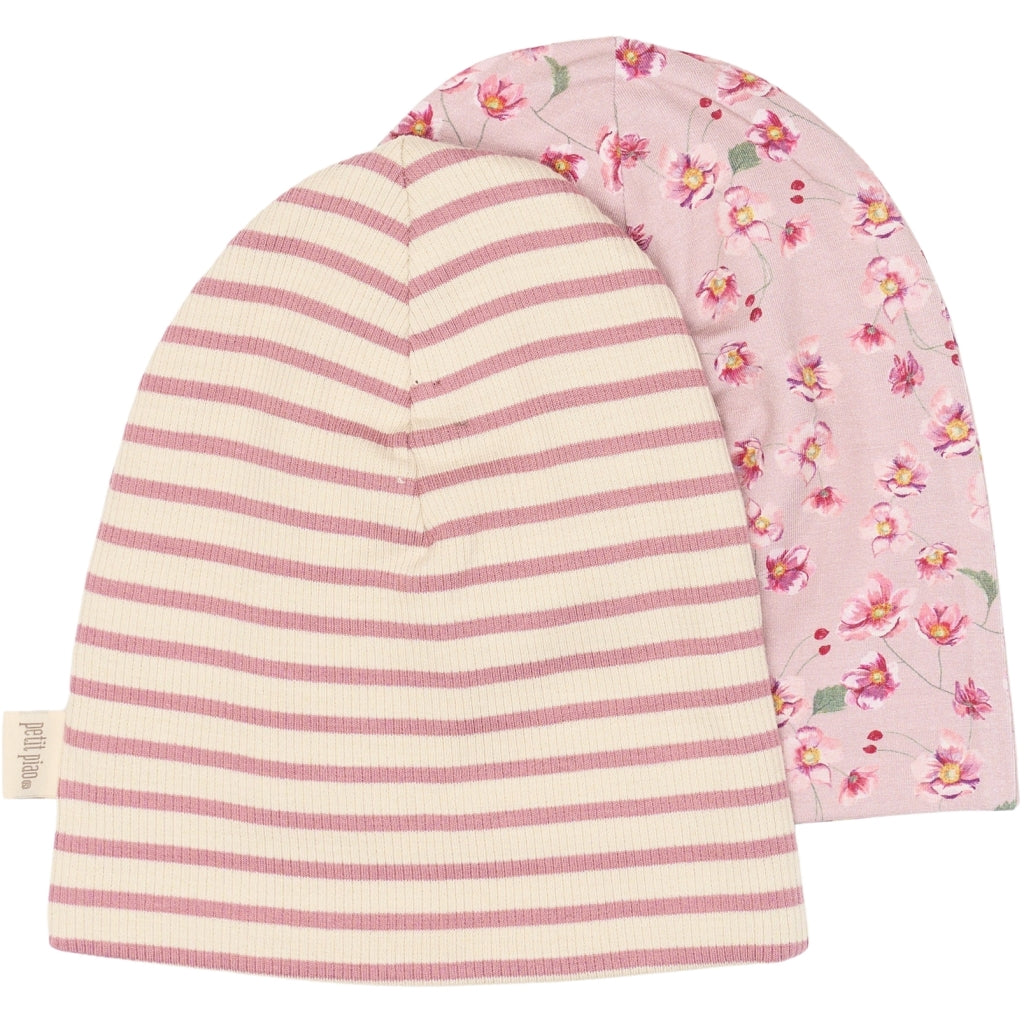 PETIT PIAO Beanie Hat Printed Huer Autumn Anemon