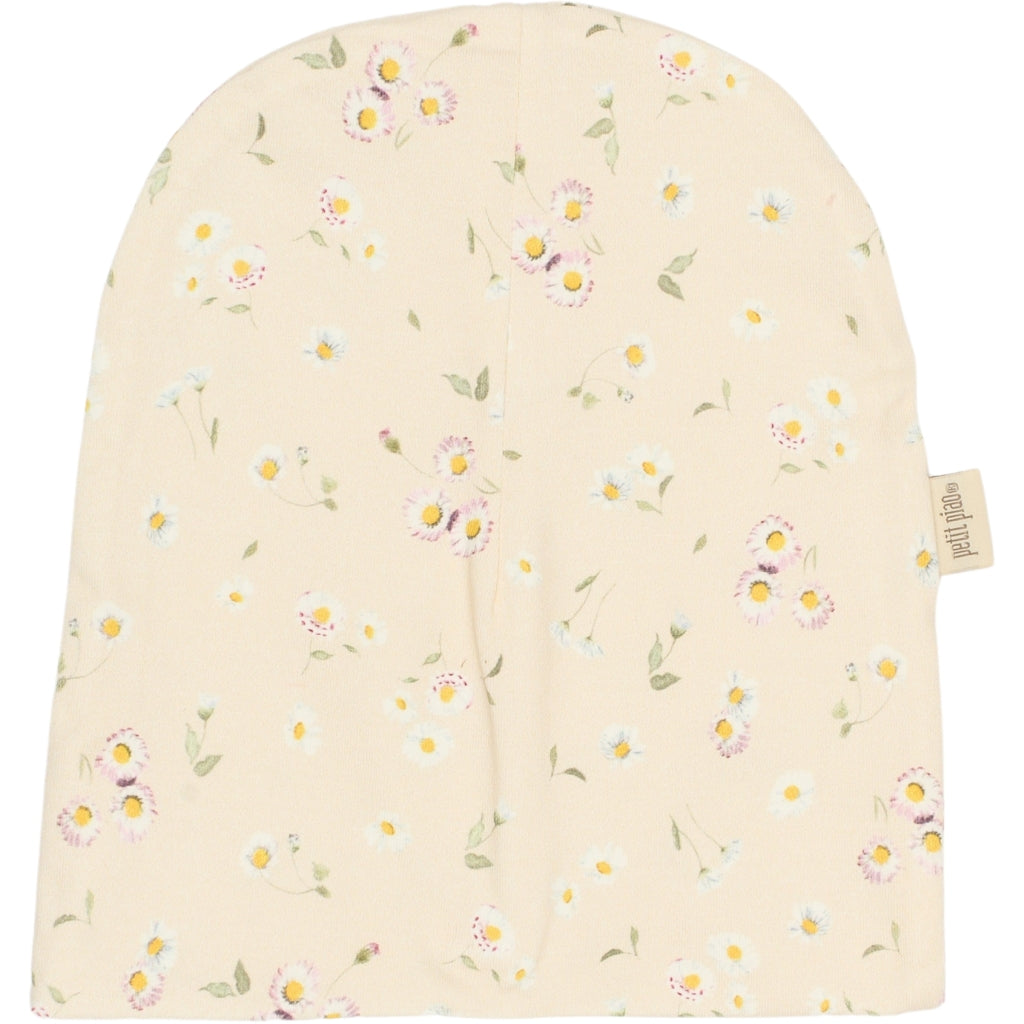 PETIT PIAO Beanie Hat Printed Huer Bright Rose