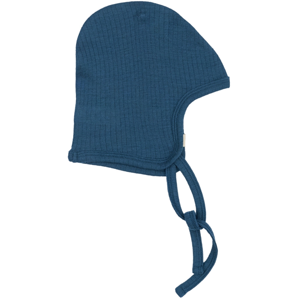PETIT PIAO Beanie Hat Printed Huer Ensign Blue