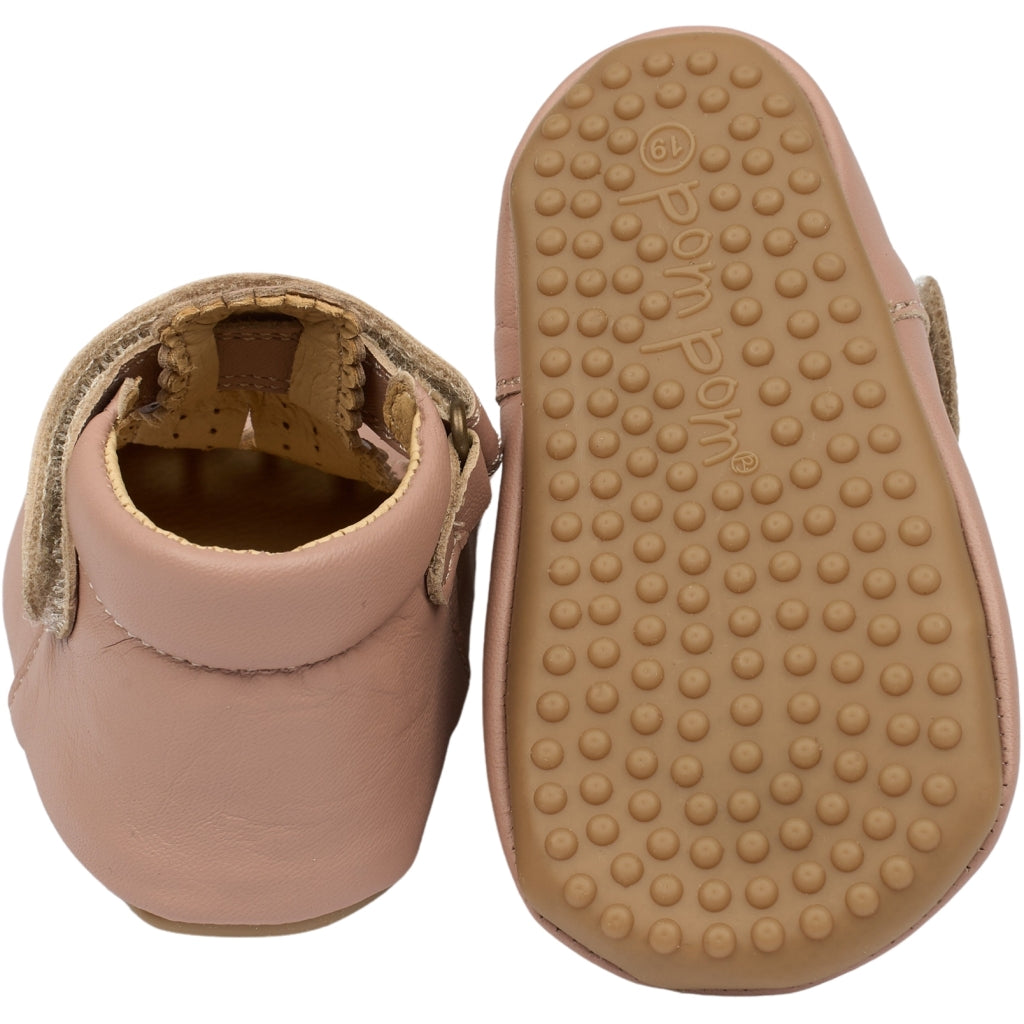 POM POM Beginners™ Ballerina T-bar Slippers Nostalgic Rose