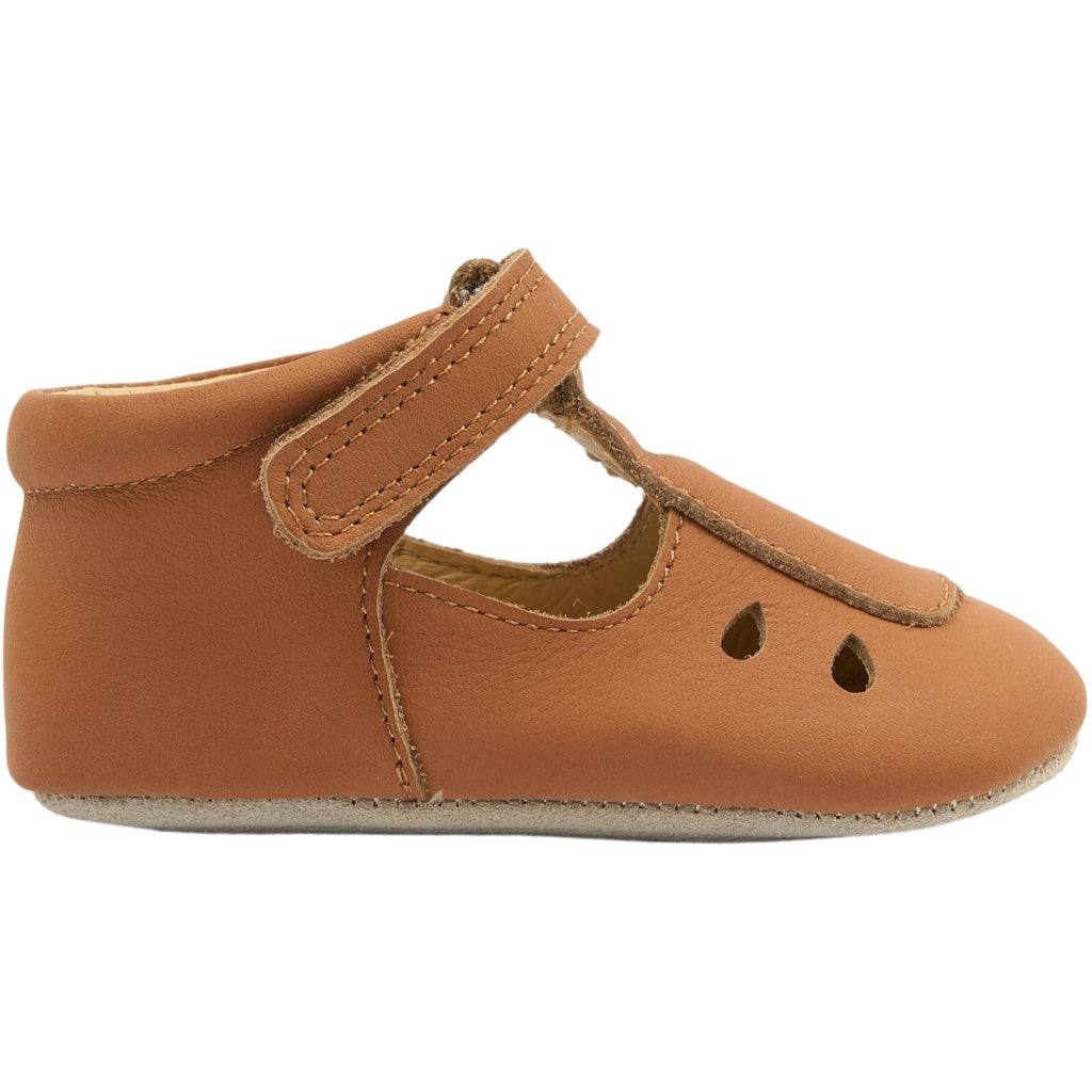 POM POM Beginners Ballerina T-bar NOOS Slippers Camel