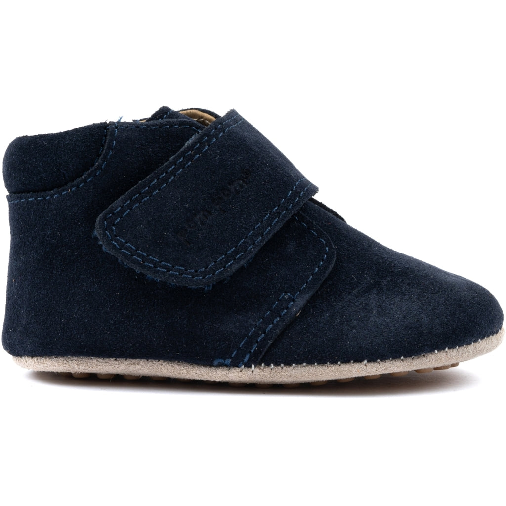 POM POM Beginners™ Velcro Season Slippers Navy Suede