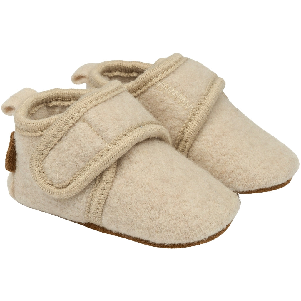 POM POM Beginners™ Wool Slippers Off White